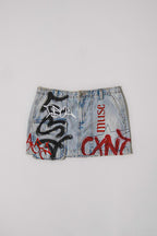 UPCYCLED DENIM SKIRT