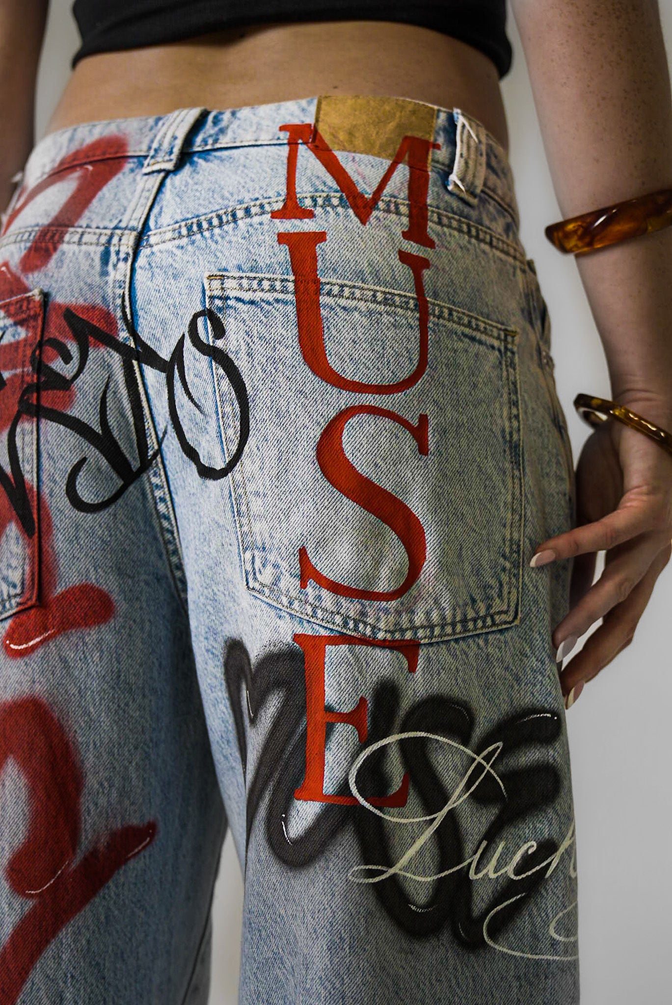 UPCYCLED DENIM JEANS